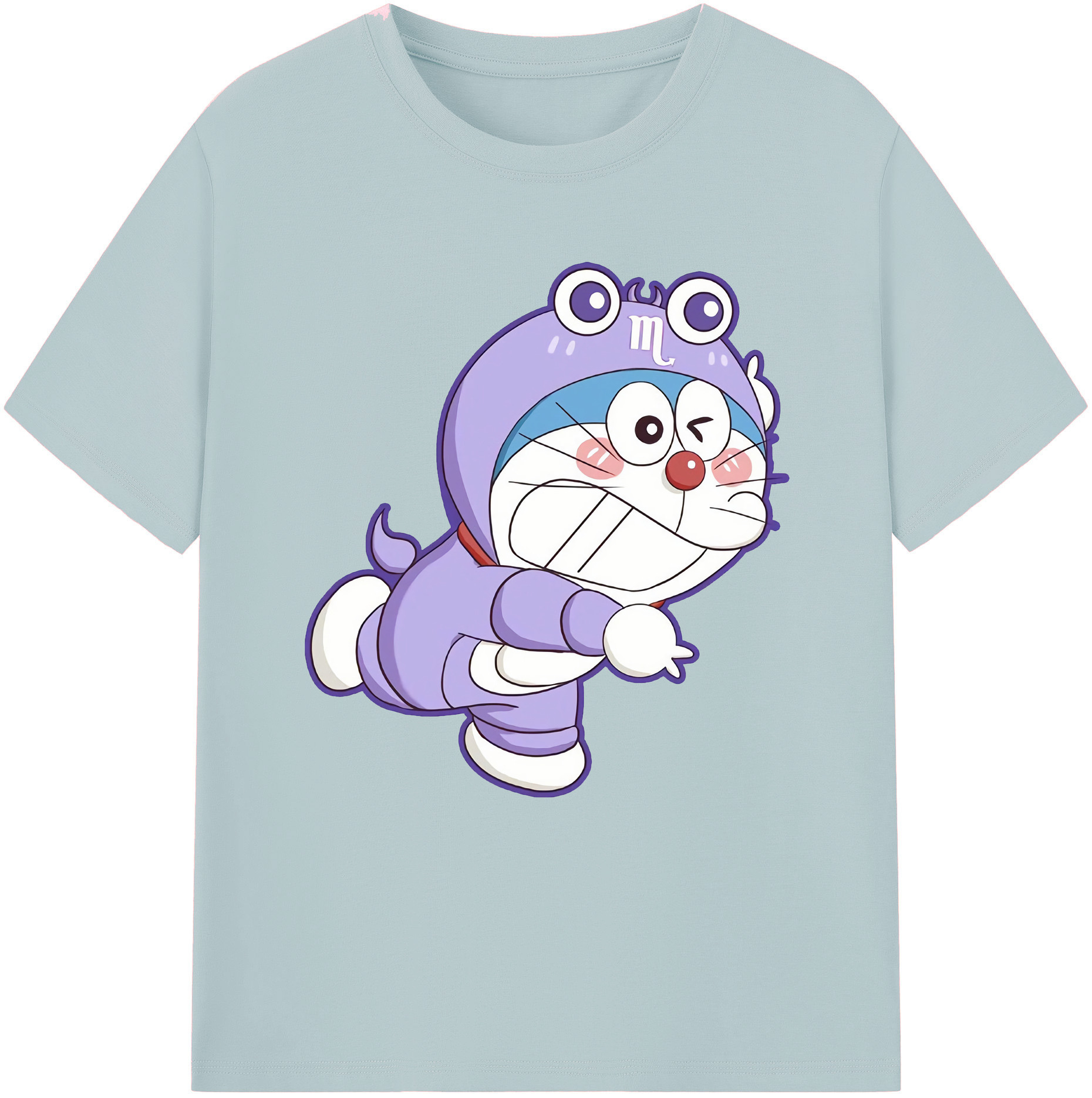 （画像用） ドラえもん Doraemon 綿100％半袖Tシャツ（フロントプリント）